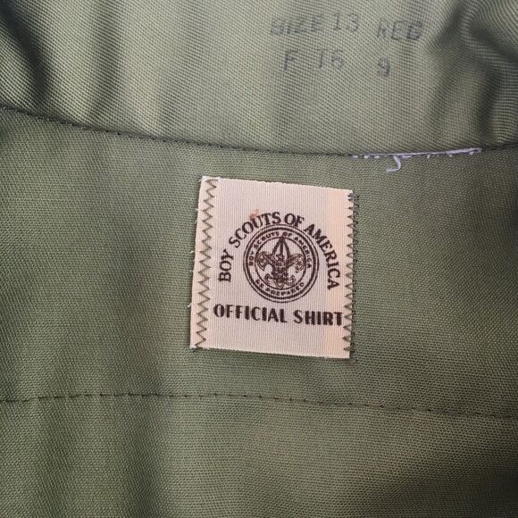 BSA Boy Scouts Official Shirt Long Sleeve Webelos tri color 3 pins - Picture 3 of 16